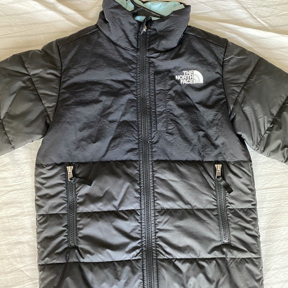 Black puffer jacket